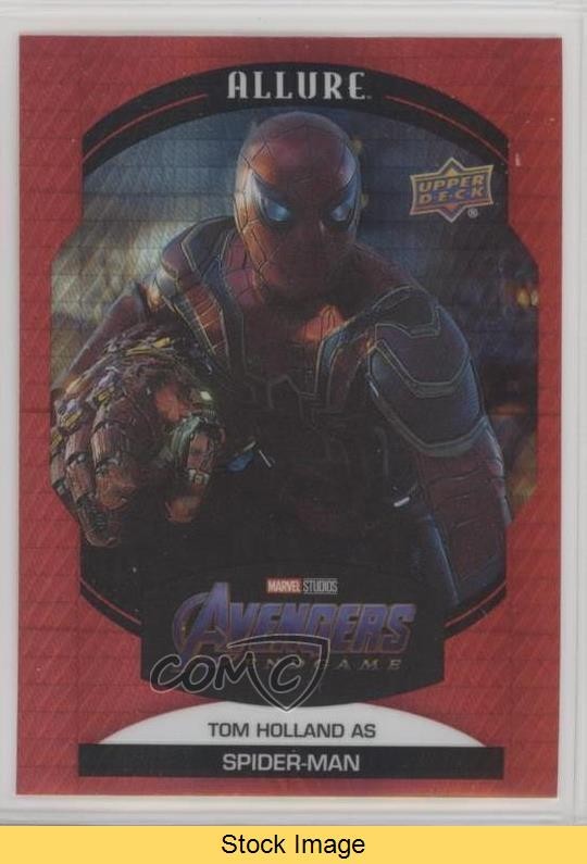 Upper Deck 2022 Marvel Allure Red Prism come Spider-Man Tom Holland #95 LEGGI jt1