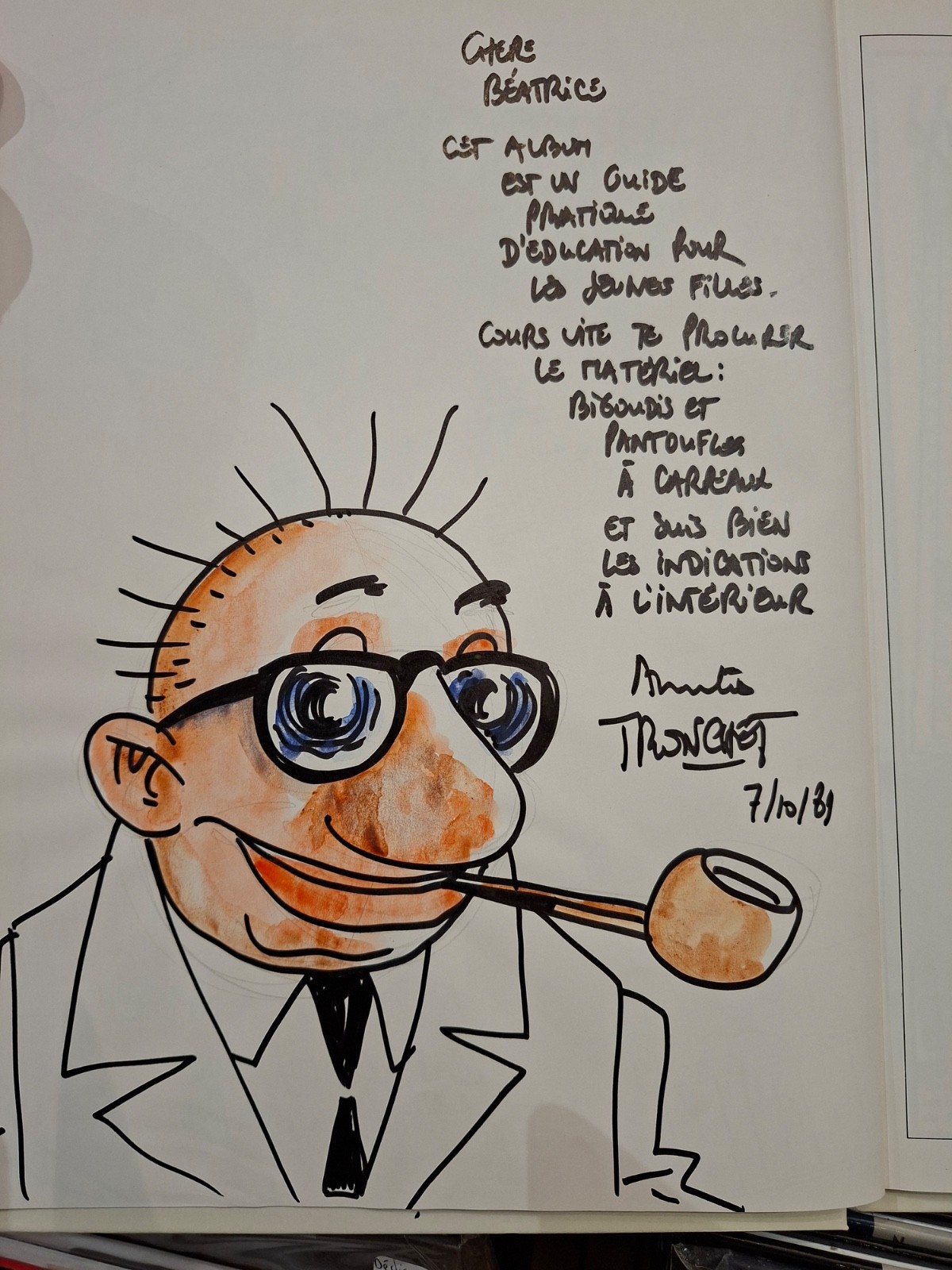 Raymond Calbuth T.1 Fils du vent _ Tronchet _ Glénat  éd° 1989 / Dédicacé