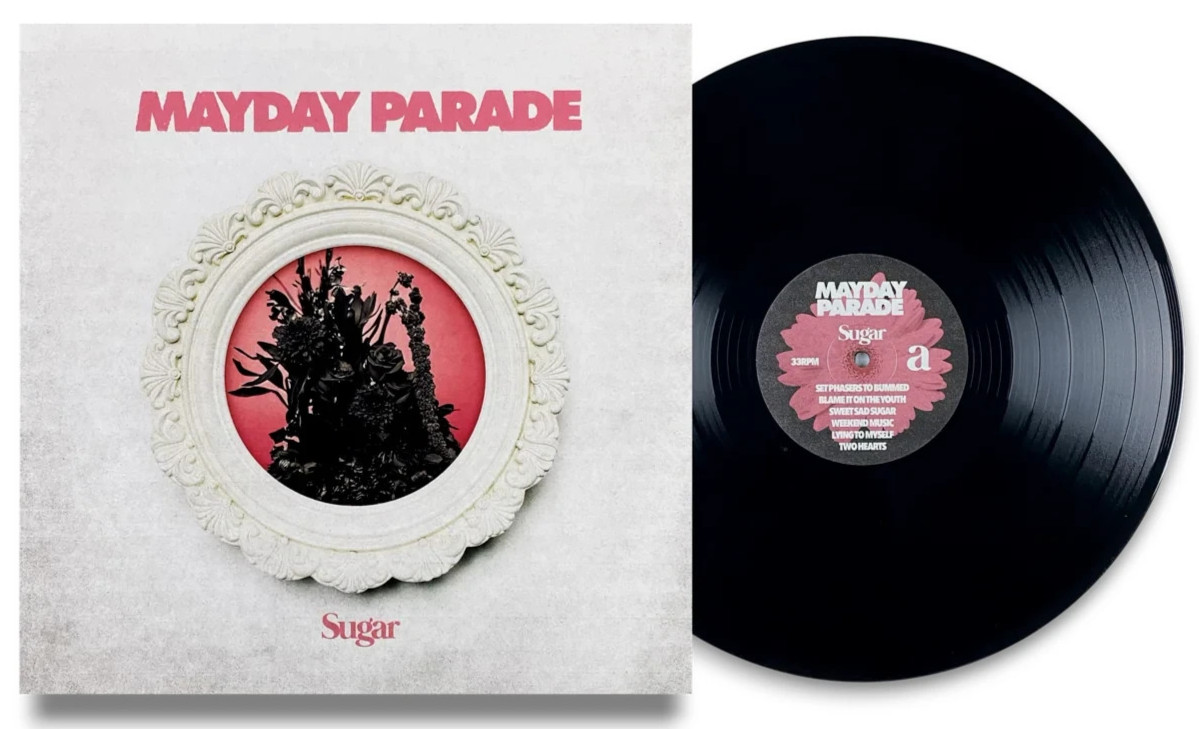 Mayday Parade: Sugar Limited Edition Black Vinyl LP/1550. A Lesson In Romantics.