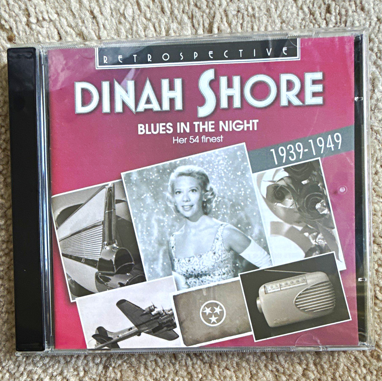 Dinah Shore Blues in the Night: Her 54 Finest 1939-1949 2 CDs rare oop
