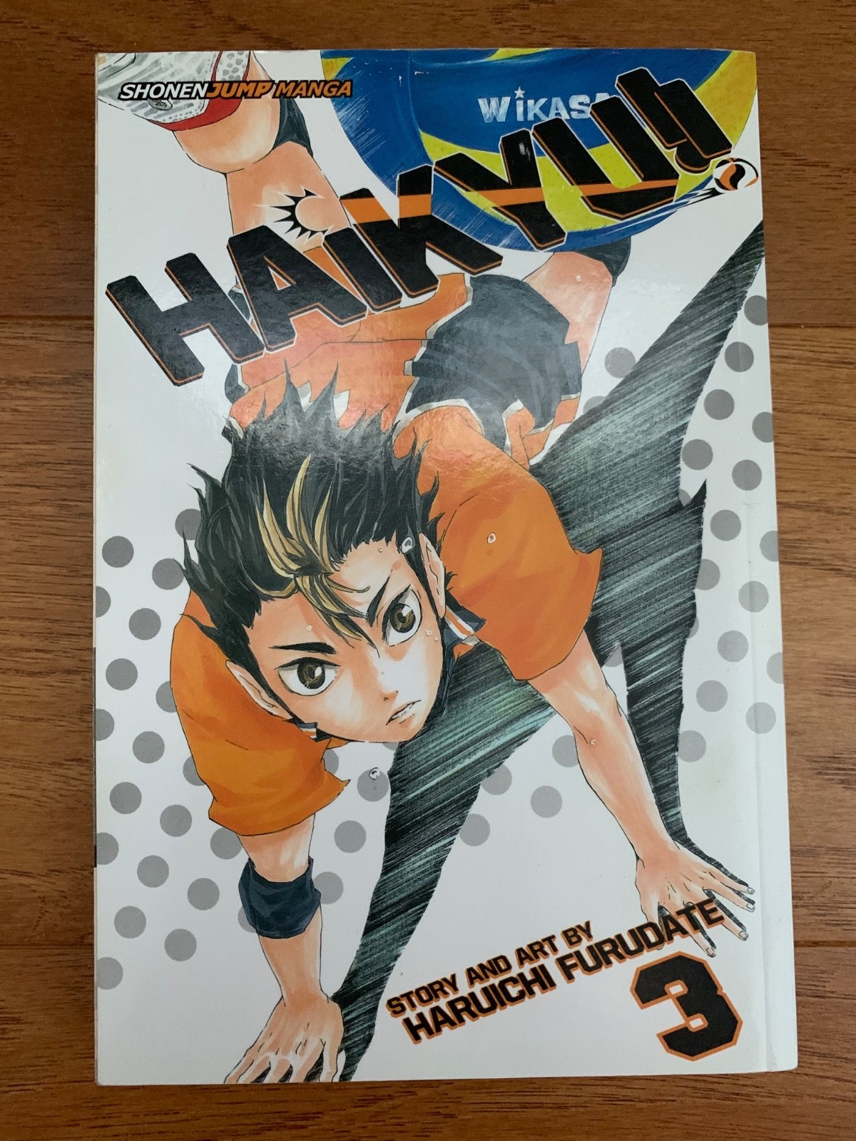 Haikyu!! Manga vol. 3 inglesi (copertina morbida, usati, usati delicatamente)