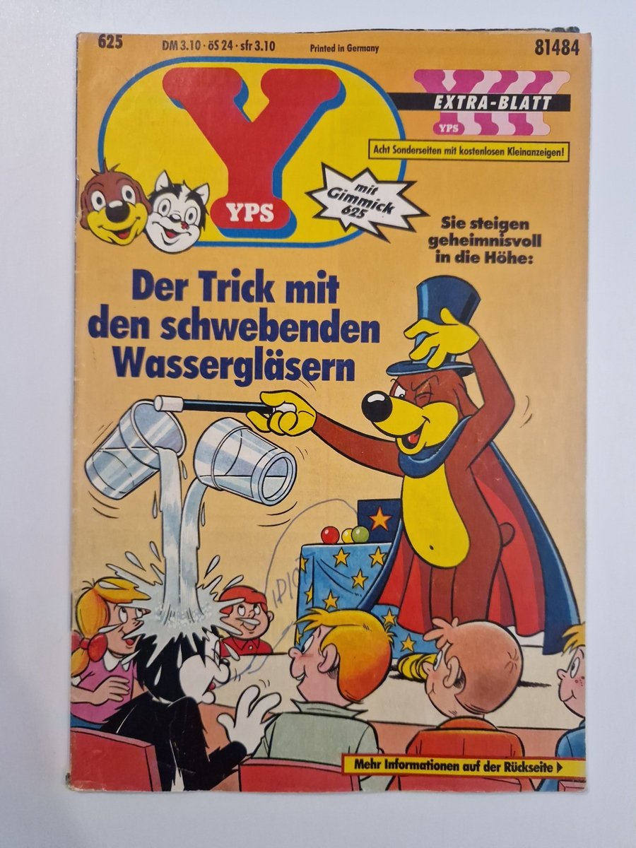 Quaderno YPS n.625 senza espediente, con Asterix, Robin Ausdewald, Pif ed Ercole