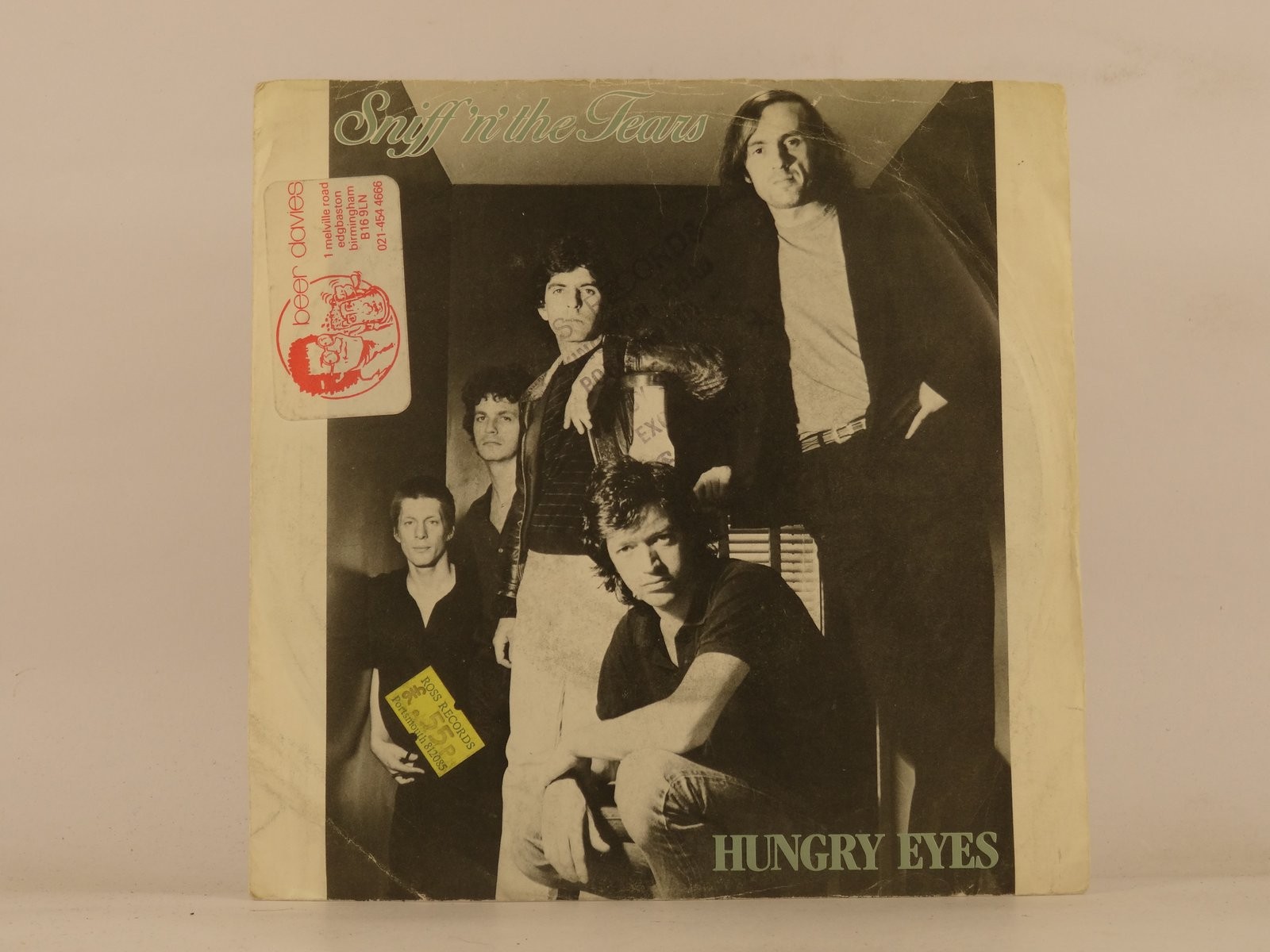 SNIFF N THE TEARS HUNGRY EYES (94) 2 Track 7" Single including Picture Sleeve CH