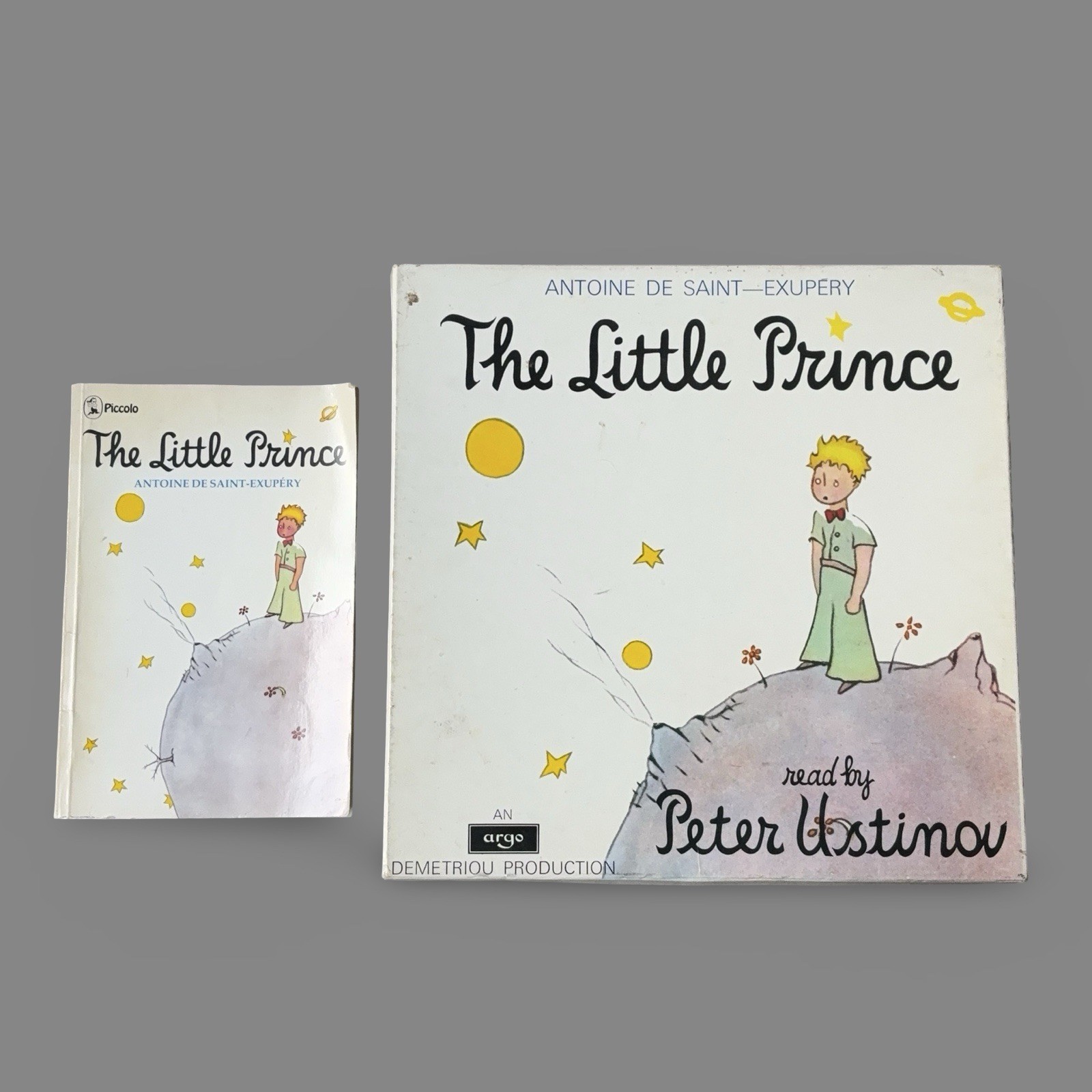 The Little Prince Peter Ustinov 1972 UK 1st Argo 2xLP Vinyl + 1982 Book & Bookle