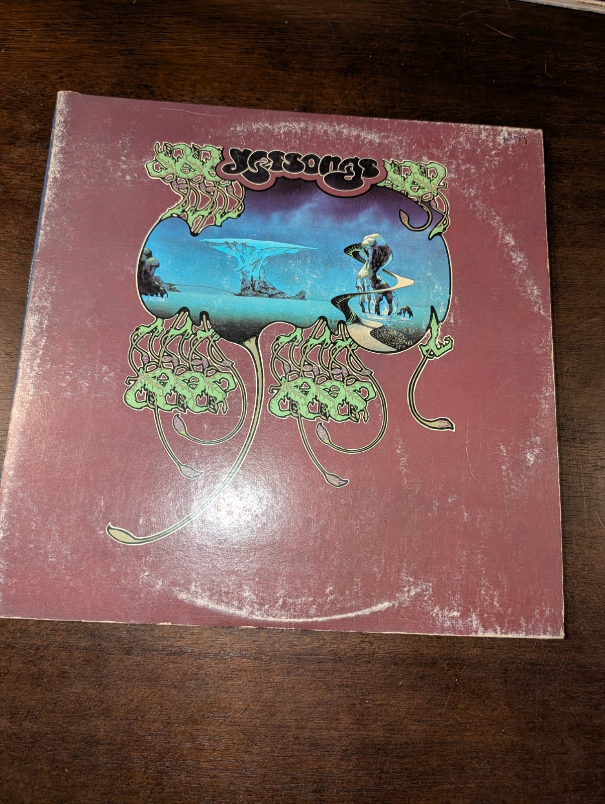 YES YESSONGS TRIPLE VINYL LP VG  1ST PRESSING 1973 ATLANTIC SD  3-100