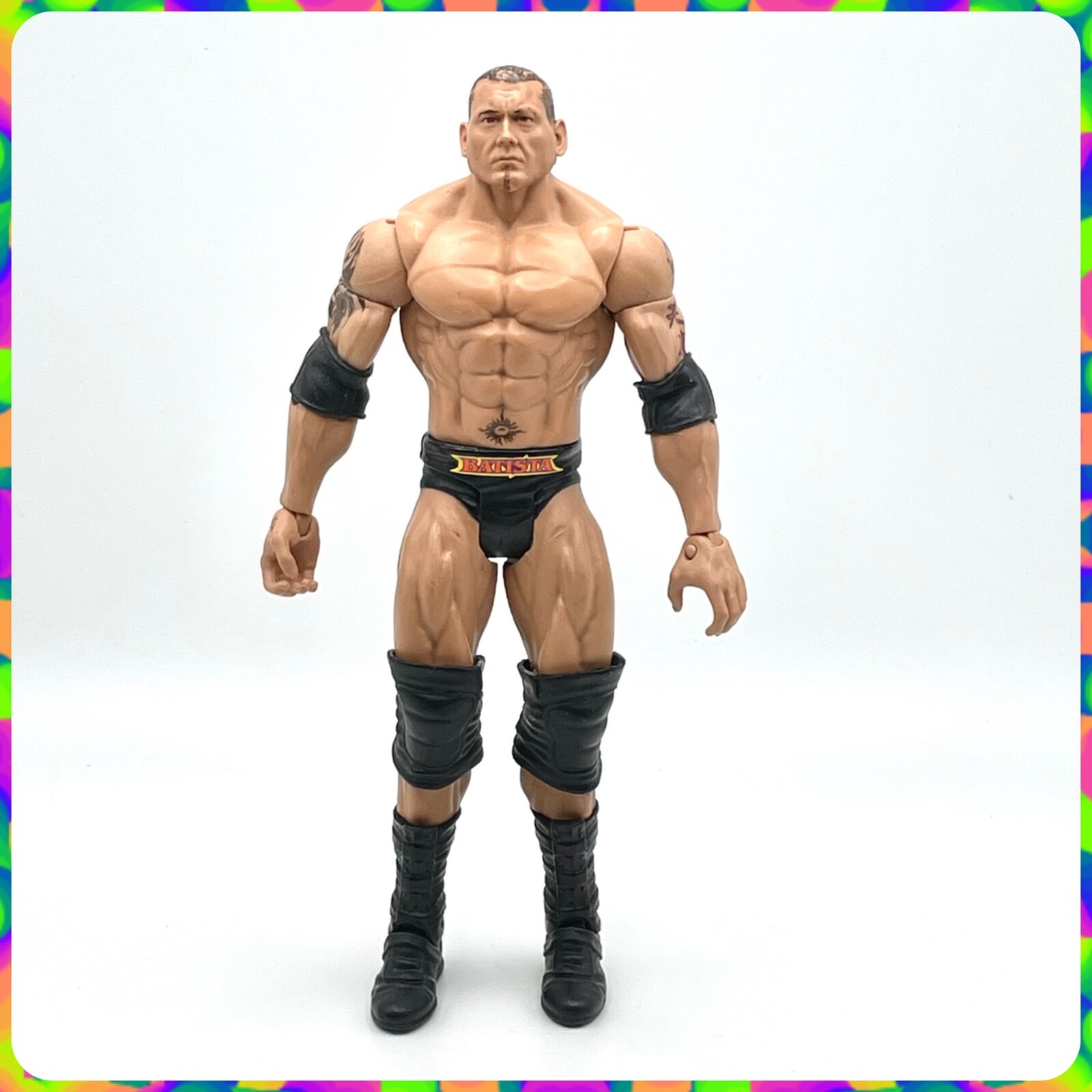 Modellino WWE 2010 Mattel DAVE The Animal BATISTA Bautista Wrestling WWF