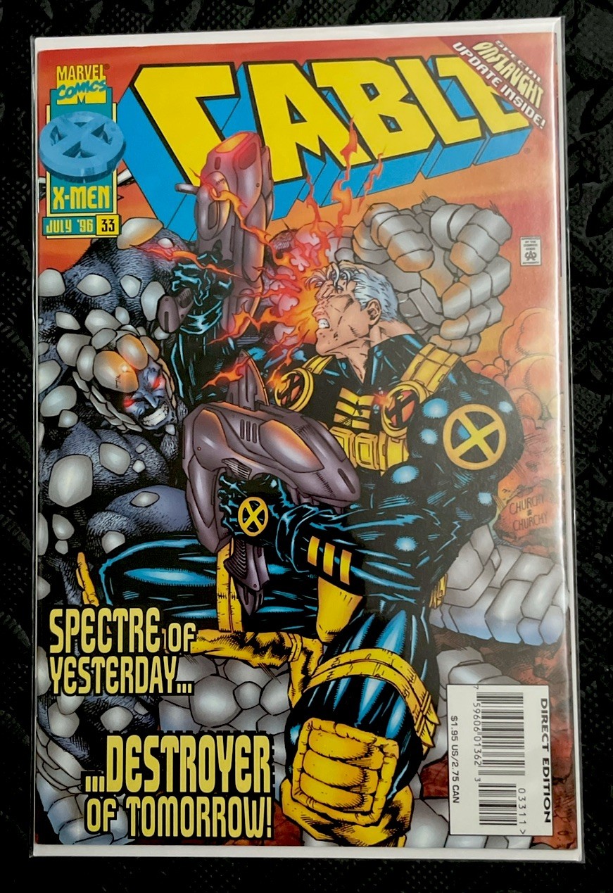 Cable #33 Destroyer of Tomorrow Marvel Comics July 1996 X-Men Direct Edition 
