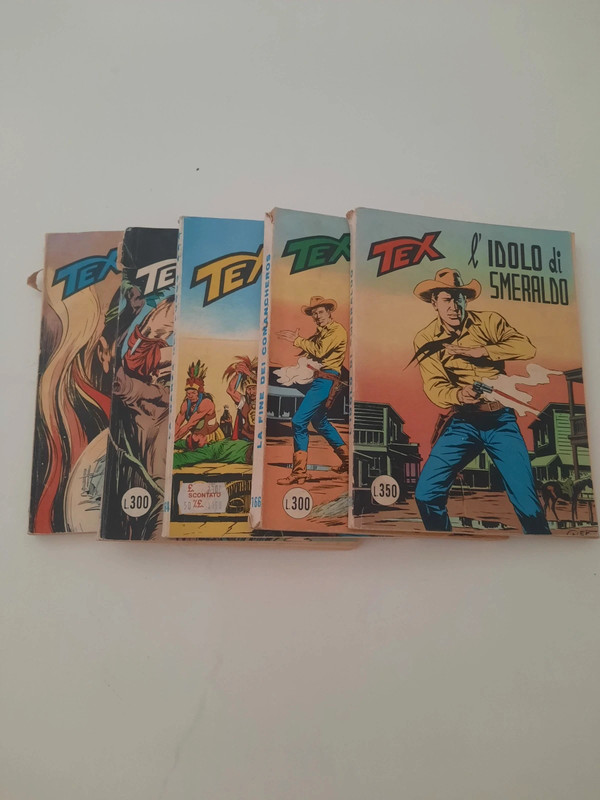 Lotto Tex n. 162, 163, 164, 166, 168