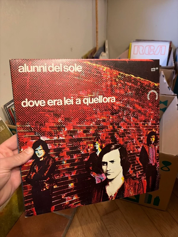 Lp alunni del sole, dove era lei a quell’ora nuovo mai suonato vintage