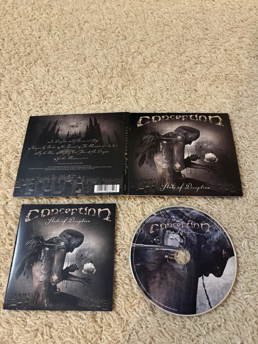 State...By Conception CD RARE! Prog Metal Kamelot Symphony X Ark Sunburst Angra