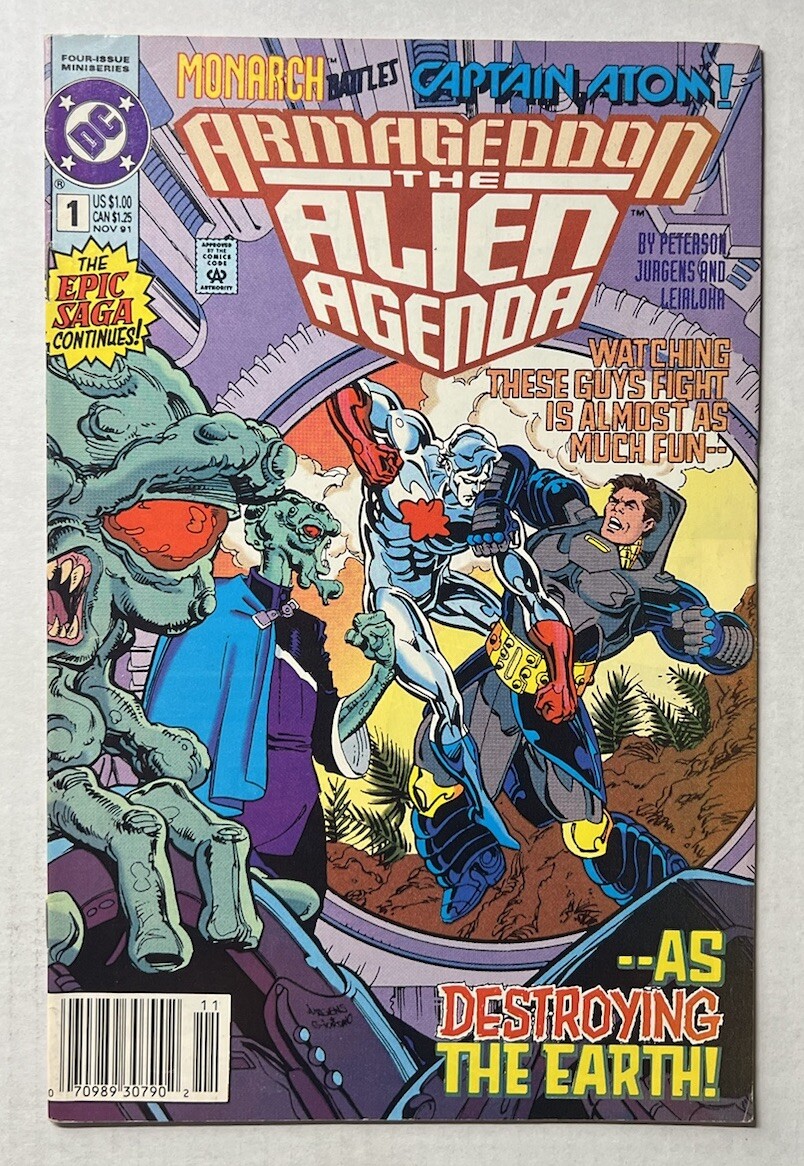 Armageddon The Alien Agenda #1 1991 DC Comic Book