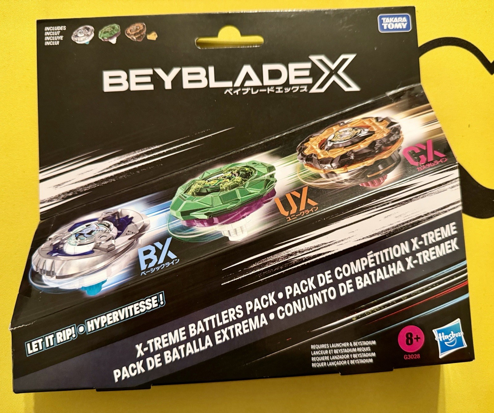 Beyblade X Hasbro USA X Treme Battlers Pack Emperor Might Deck Set Takara Tomy