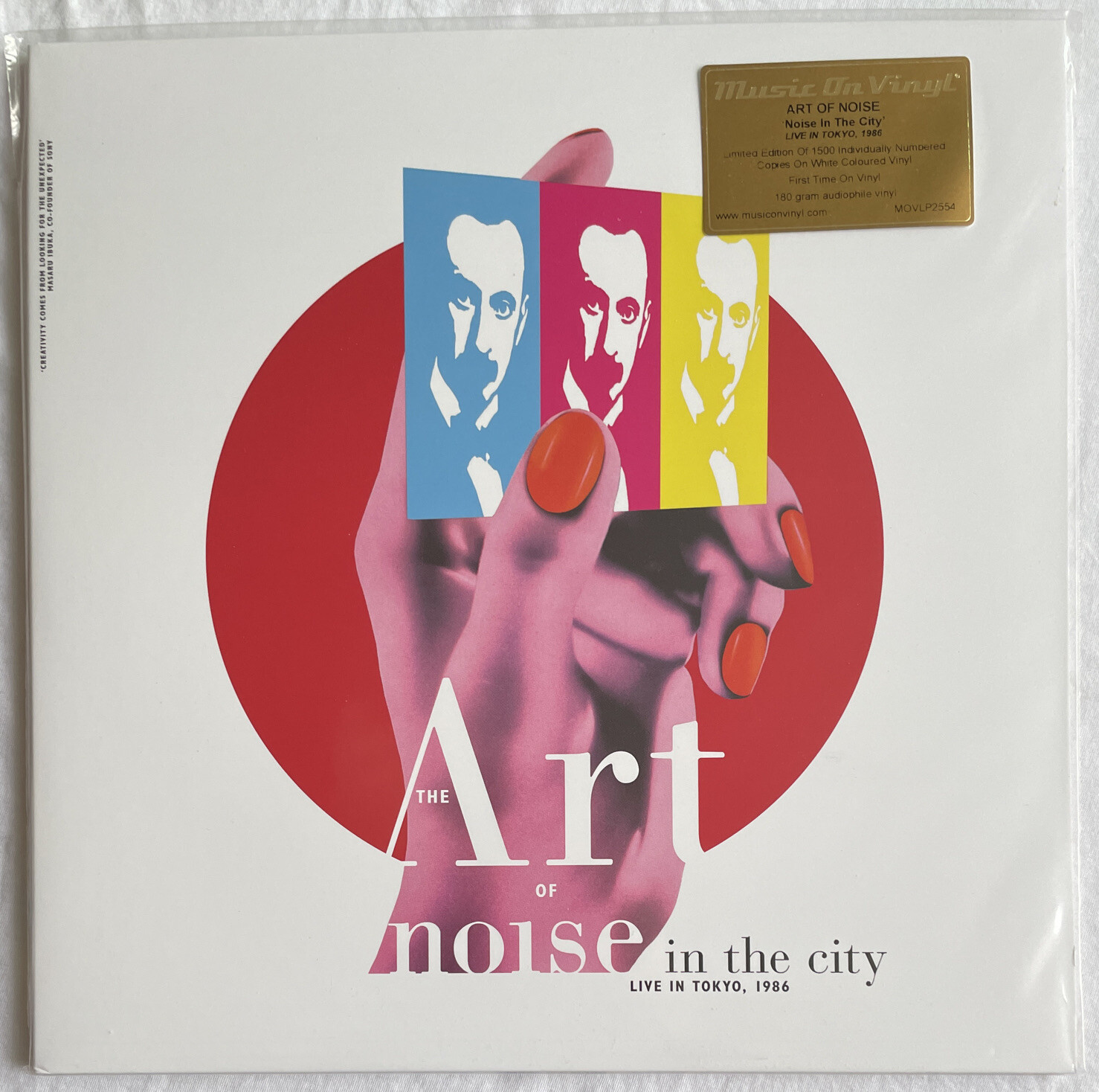 ART OF NOISE -In The City/Live In Tokyo 1986- White Vinyl Double LP/Ltd To 1500