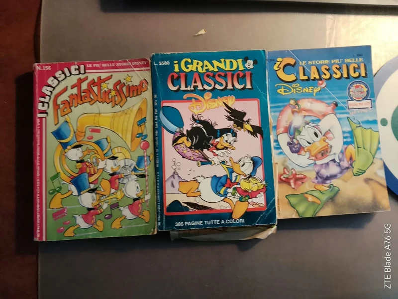 Tre raccolte fumetti classici Disney