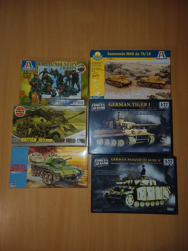 Lotto miniature WW2 1/72