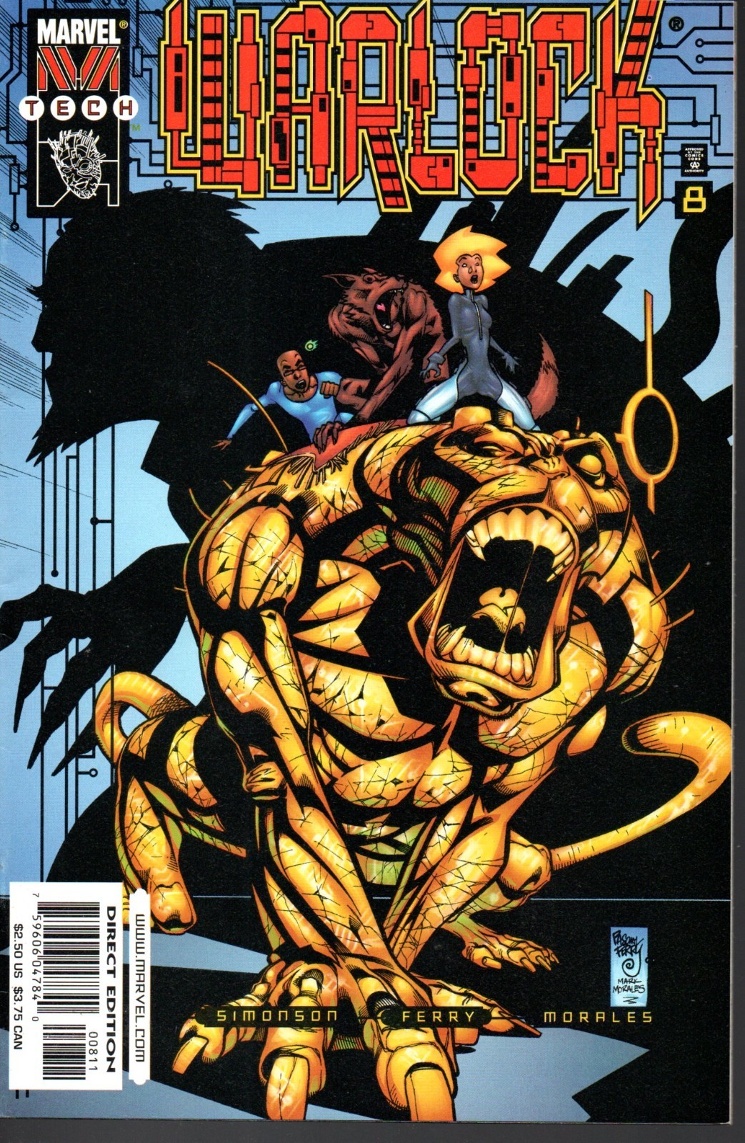 !!!MARVEL COMICS WARLOCK #8 (1999) 1ST PRINT NM!!!
