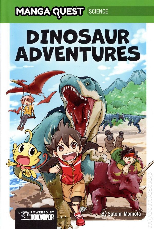 Manga Quest Science: Dinosaur Adventures HC #1-1ST NM 2025 Immagine Stock