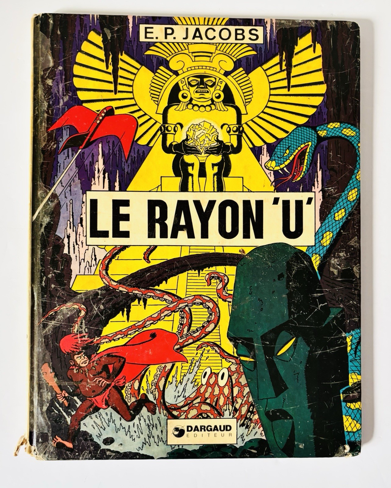 E.P. JACOBS Le Rayon U Graphic HB Book Oct 1974 Dargaud - French Language