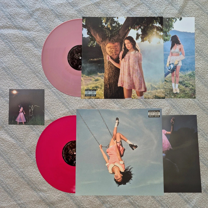Olivia Rodrigo Signed Pink Bundle