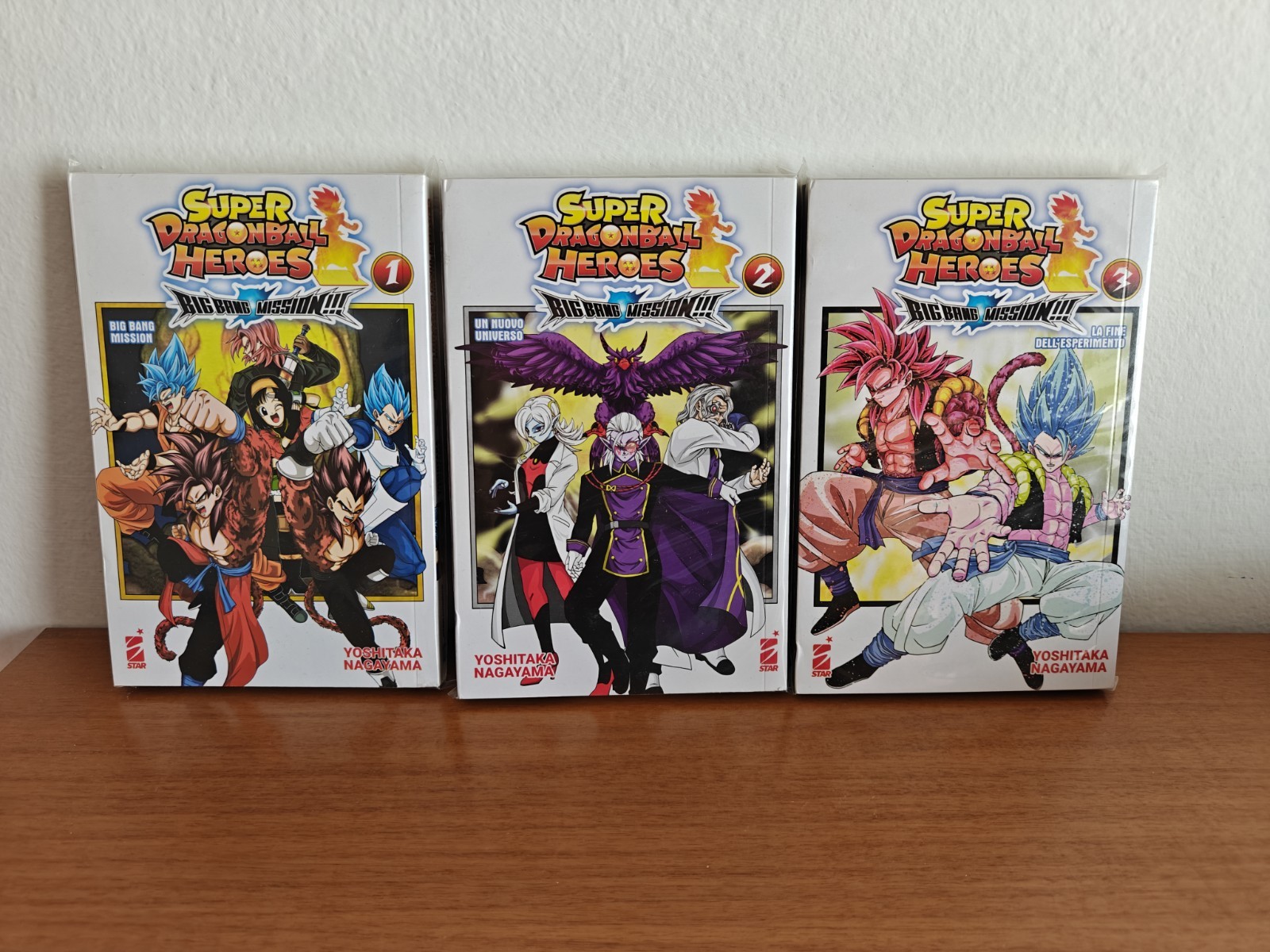 SUPER DRAGONBALL HEROES BIG BANG MISSION 1/3 SERIE COMPLETA Star Comics 2022