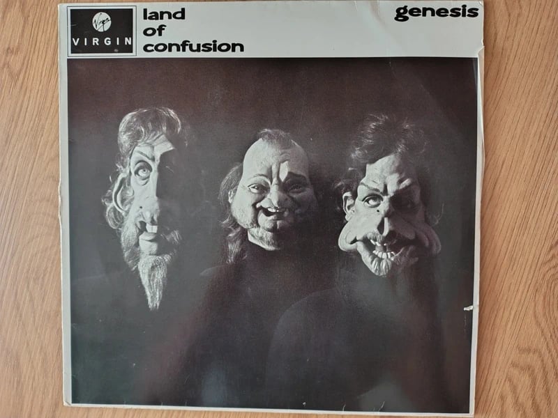 Genesis – Land of Confusion 12" Vinyl Maxi-Single (1986) Spitting Image Cover, Virgin