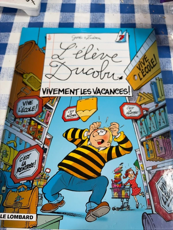 BD l’élève Ducobu vivement les vacances