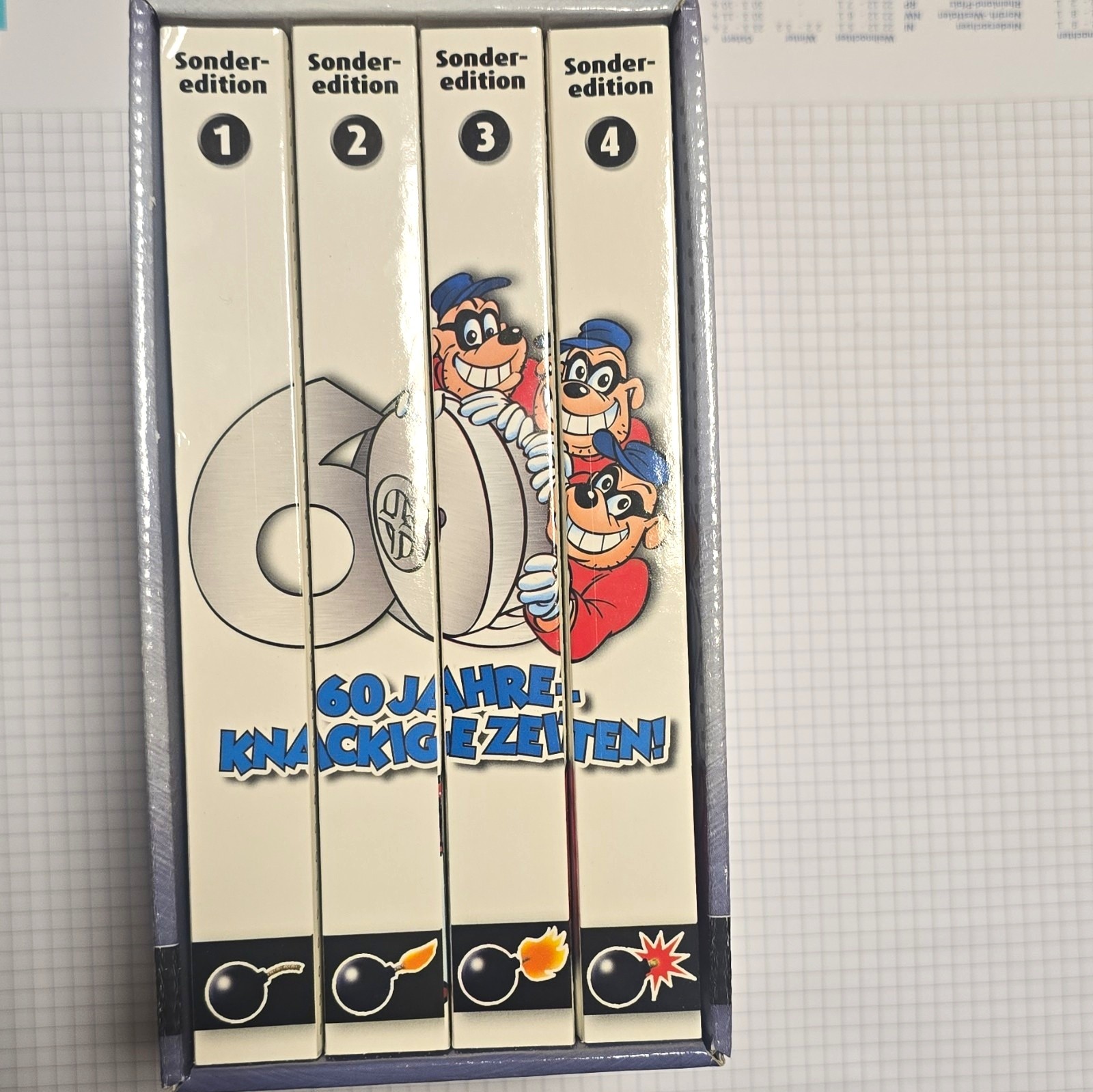 Disney libro tascabile divertente edizione speciale 1-4 lotto 4x 60 anni IT tempi croccanti