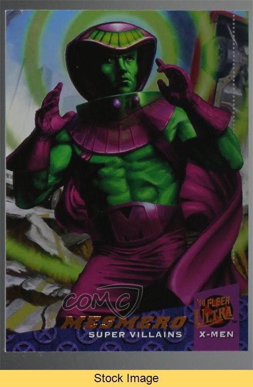 2018 Fleer Ultra Marvel X-Men Villains Rainbow Foil Mesmero #146 READ 0wz4