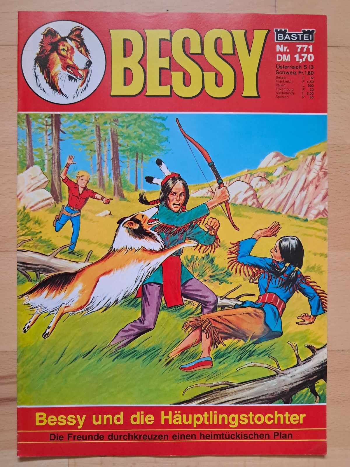 Bessy n.771 - TOP Z0-1 PRIMA EDIZIONE WESTERN BASTEI COMIC Willy Vandersteen