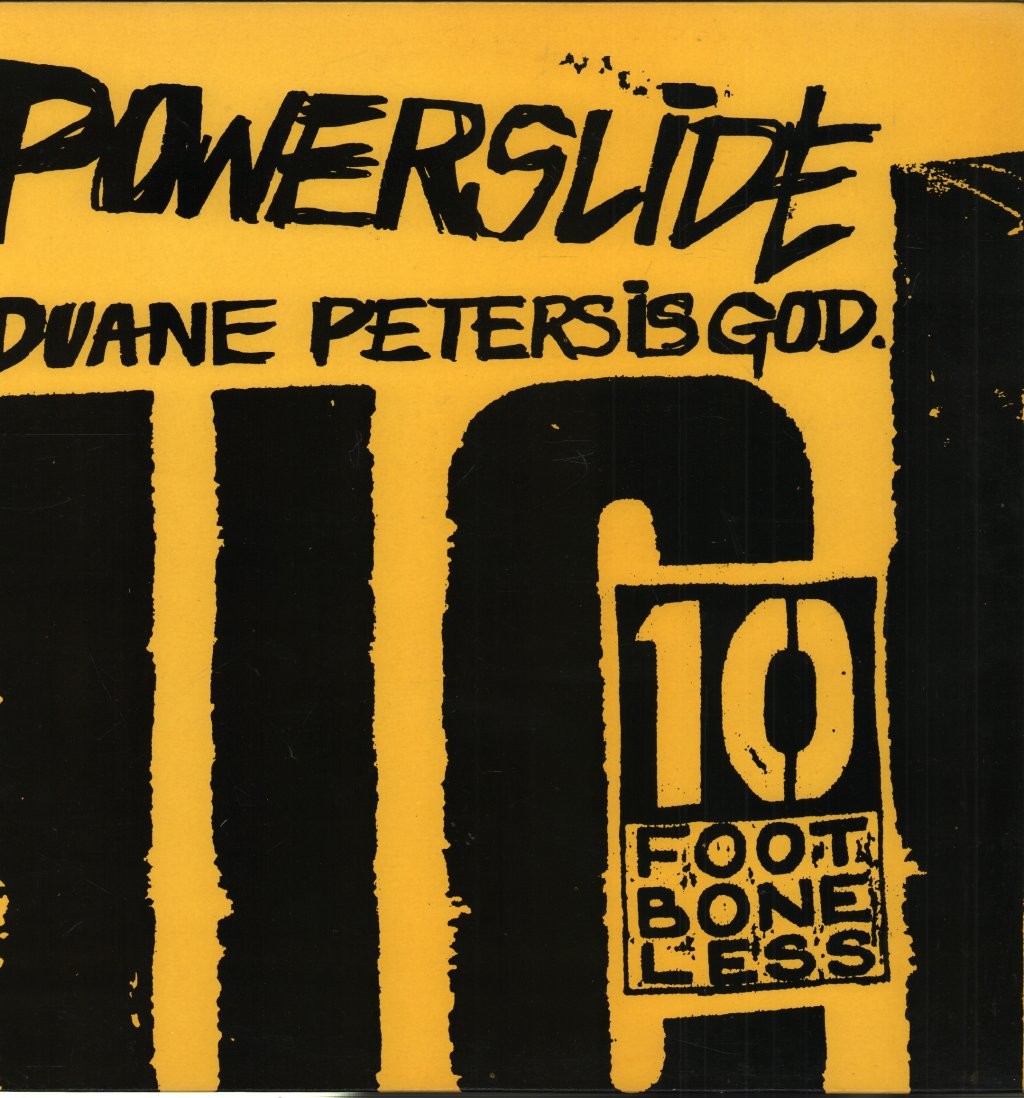 10 Foot Boneless Powerslide 12" Vinyl 2 Brani 45RPM Giallo Singolo EP