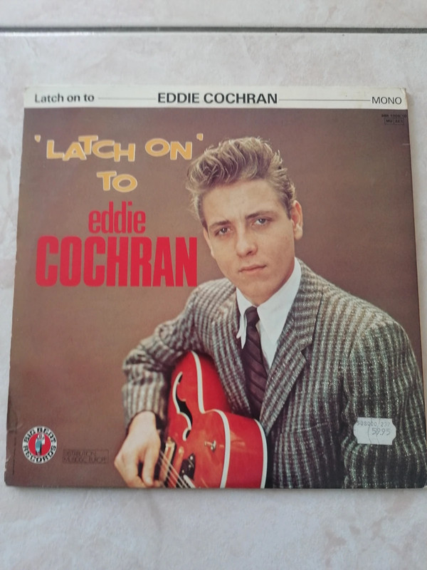 Eddie Cochran ,double vinyle 33t"Latch on to Eddie C."