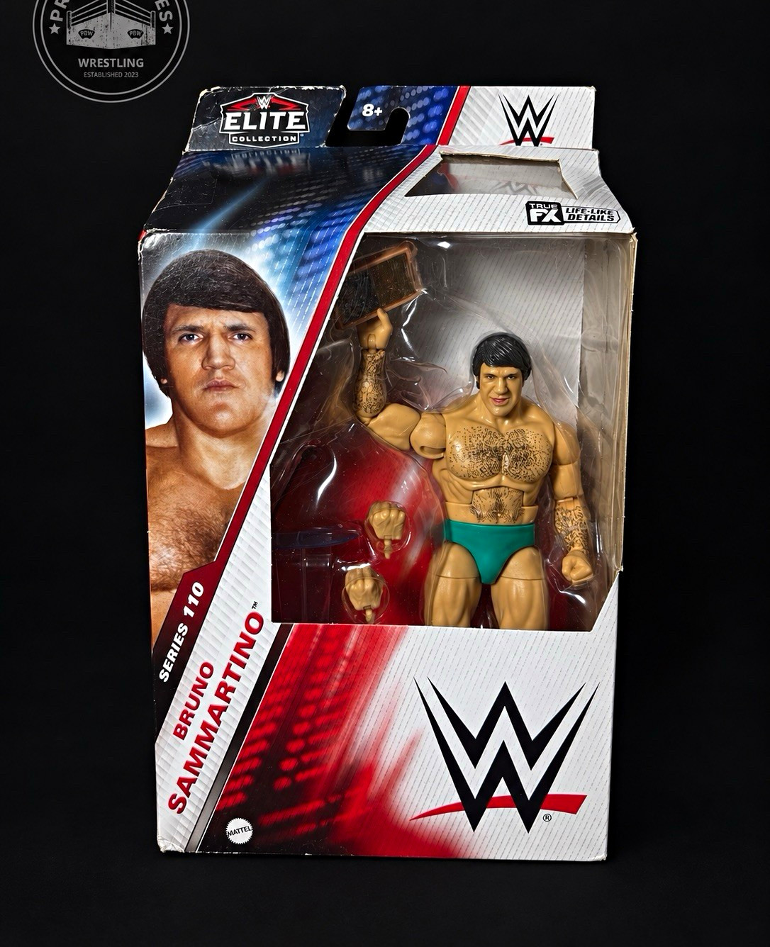 Mattel WWE Elite Collection Bruno Sammartino Wrestling Action Figure