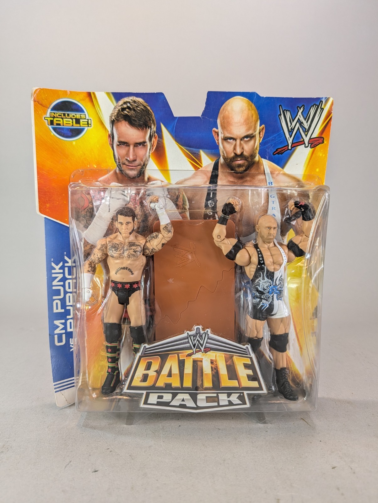 CM Punk & Ryback Battle Pack 29 Action Figure WWE Mattel w/Table 2014