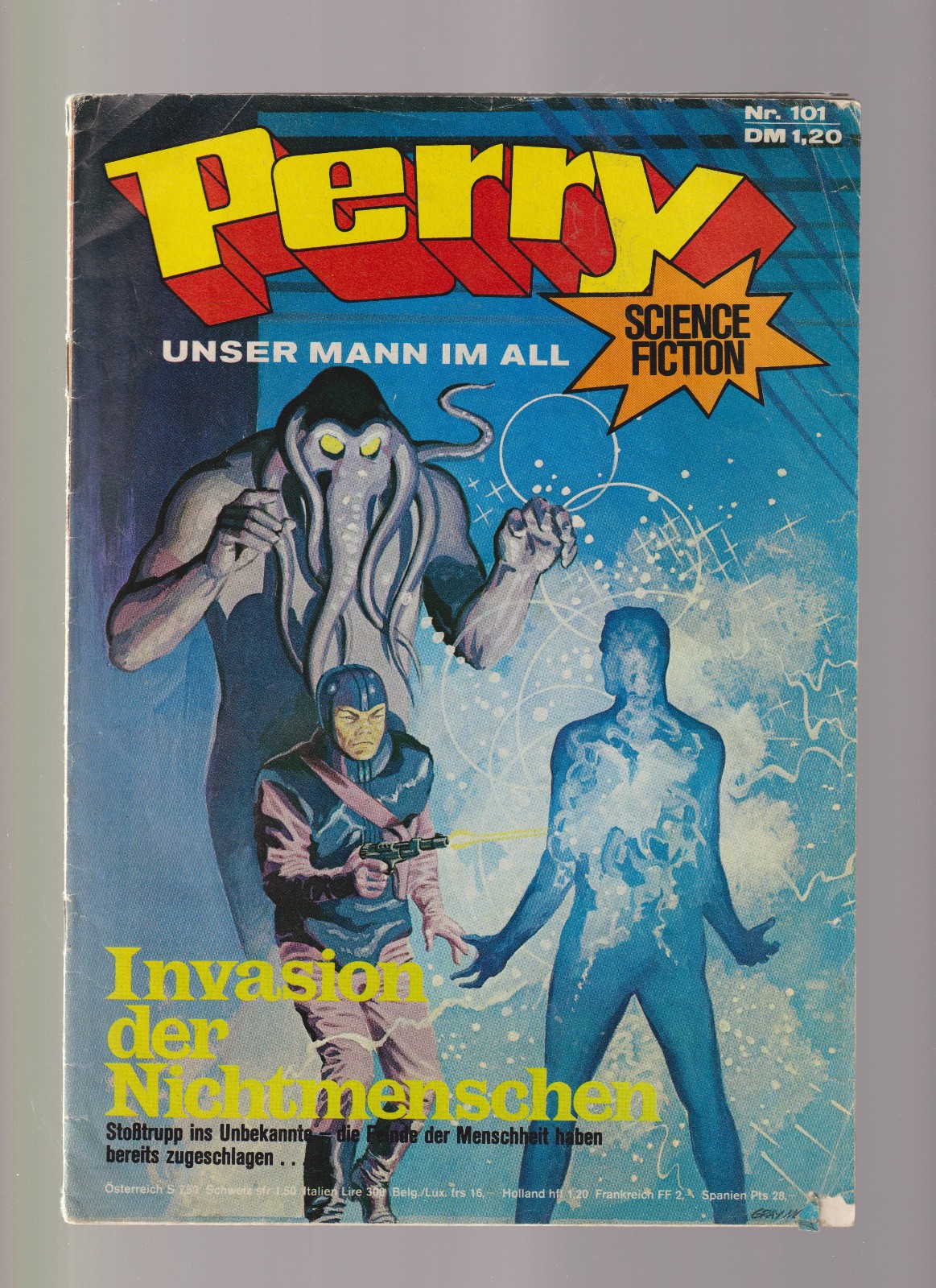 perry nostro uomo nello spazio n. 101 moewig editore