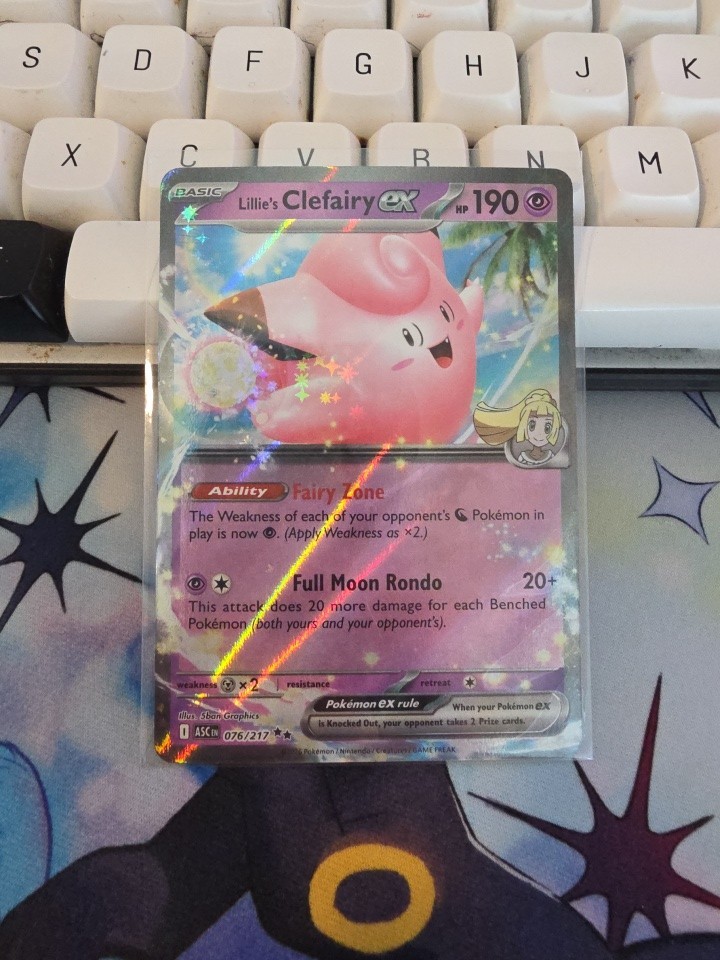 Pokémon Clefairy di Giglio EX 076/217 Eroi Ascesi