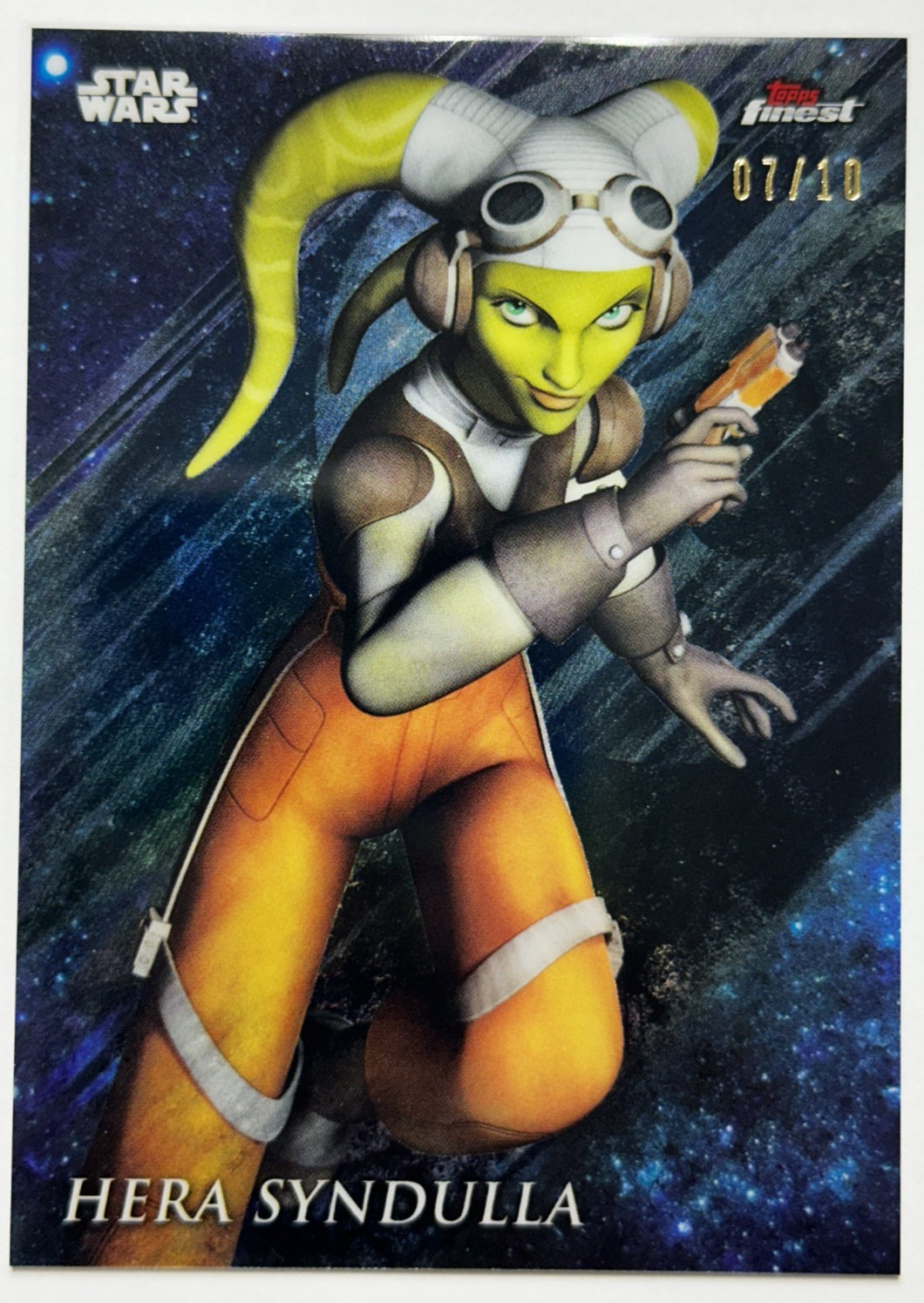 2018 Topps Star Wars Finest Hera Syndulla rifrattore nero /10