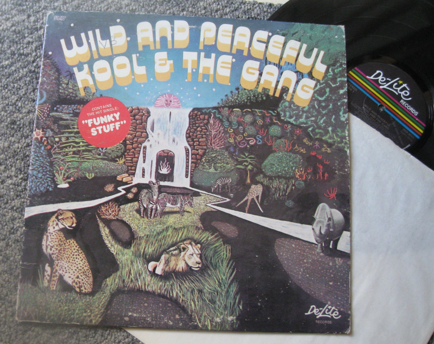 KOOL & THE GANG 1973 "WILD & PEACEFUL" ORGL VINTAGE US LP hollywood/funky/jungle