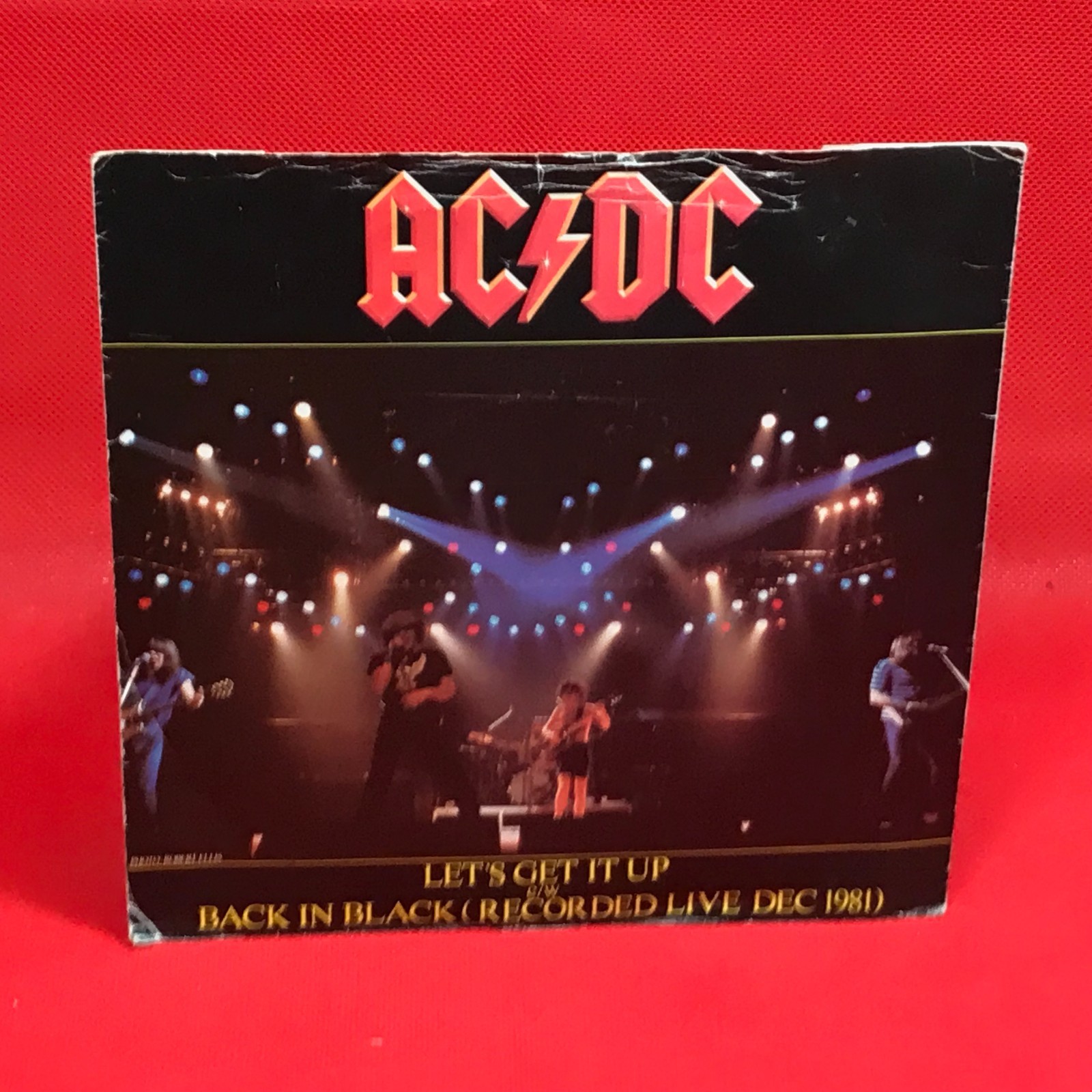 AC/DC Let's Get It Up 1982 UK 7" vinyl single original 45 record Back In Black