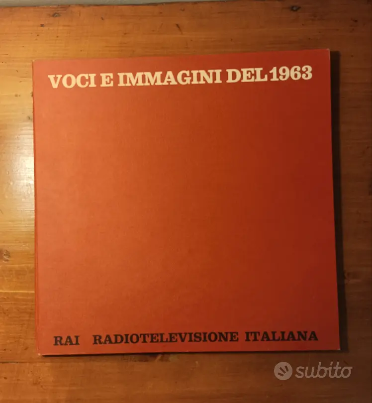 "VOCI E IMMAGINI DEL 1963 - doppio LP ediz. RAI "