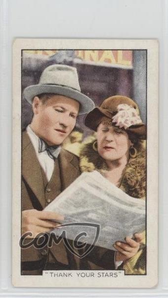 1935 Gallaher Shots from Famous Films Tobacco Thank Your Stars #35 1cz3