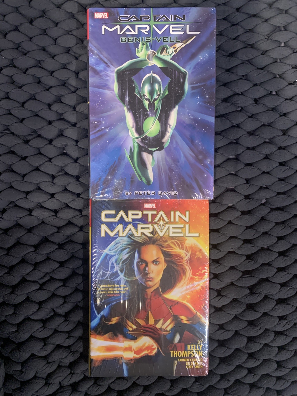 2 Omnibus Bundle: Captain Marvel Kelly Thompson Peter David Genis-Vell sigillato