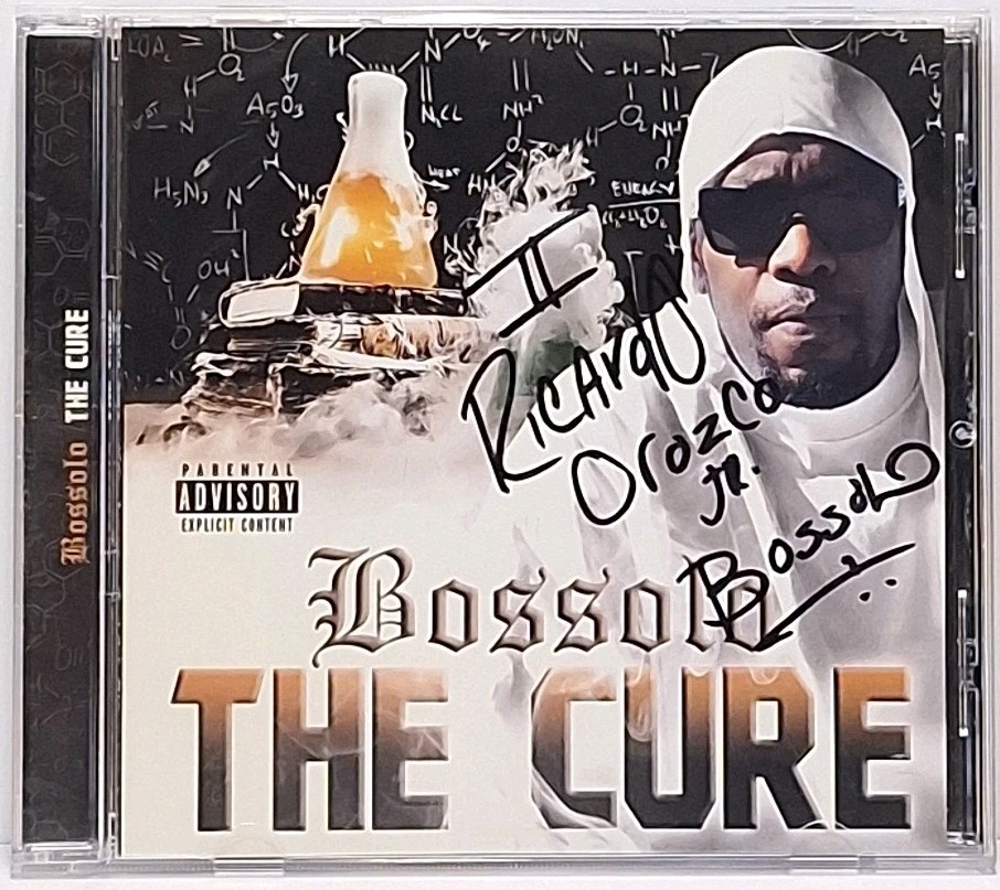 Bossolo The Cure CD Very Good Condition Rare Autographed Fast Shipping 