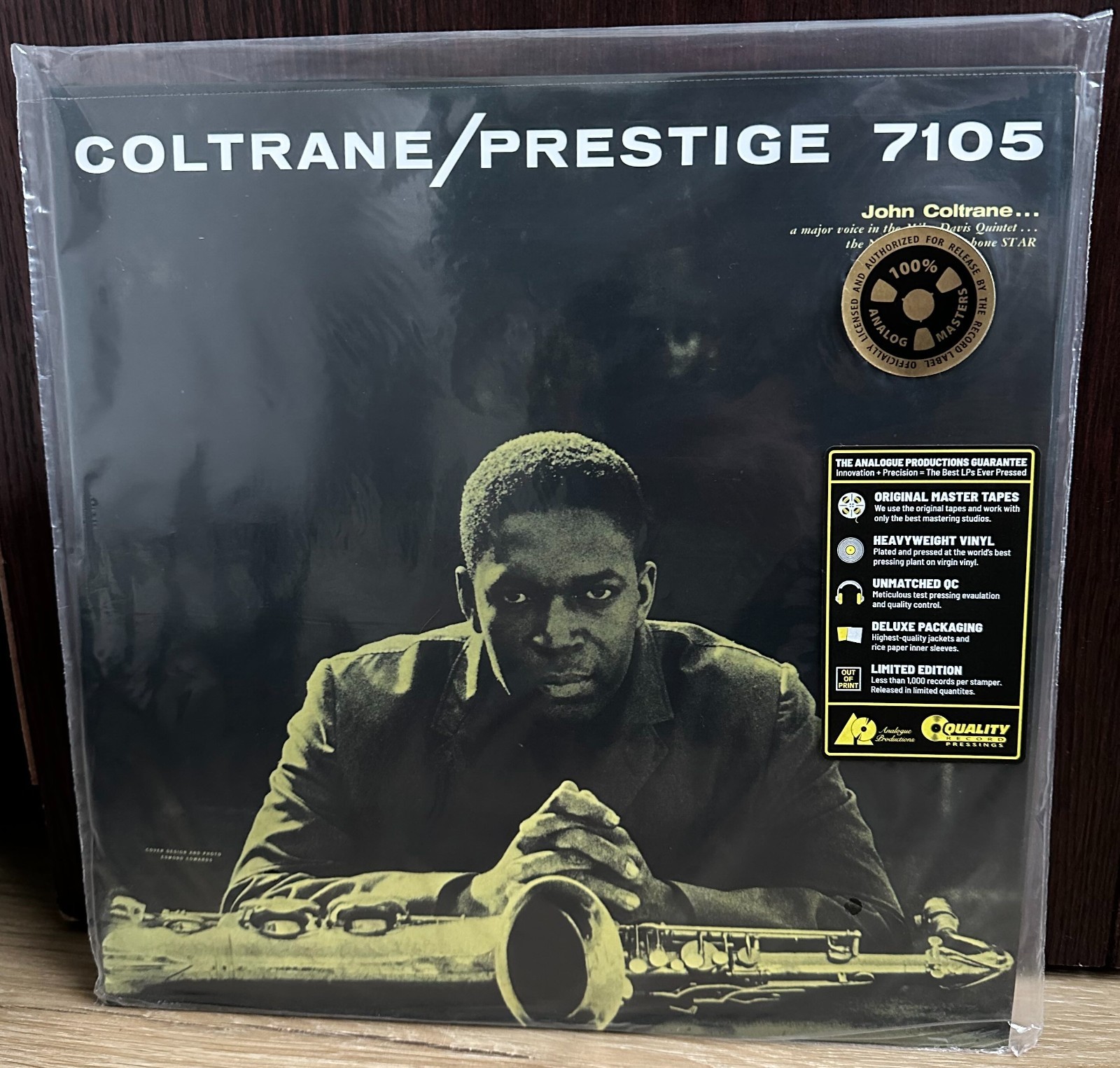 Coltrane Prestige 7105 by John Coltrane Vinyl, Analogue Productions, NEW, Sealed