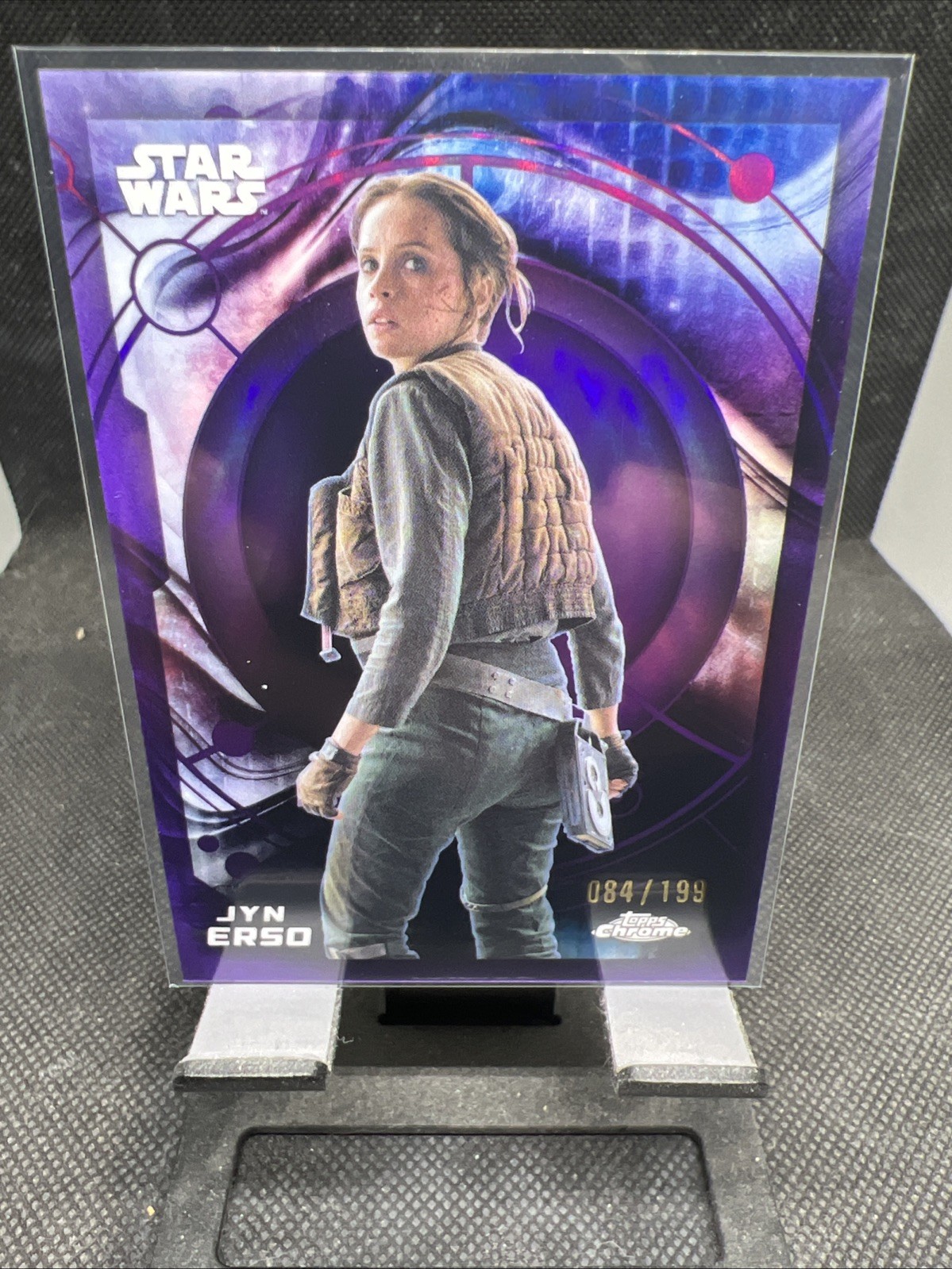 2026 Topps Chrome Star Wars Jyn Erso Purple /199