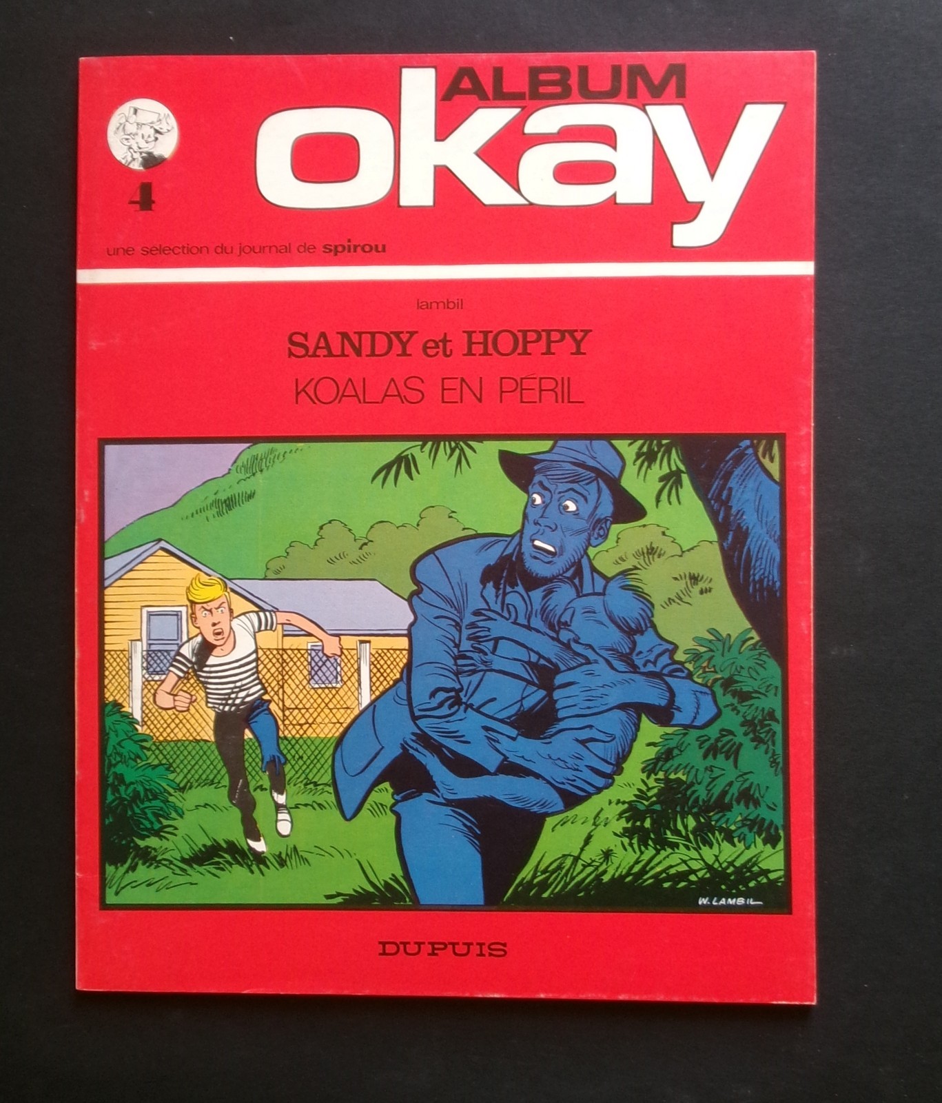 Collection OKAY Lambil  SANDY Koalas en péril  EO quasi neuf