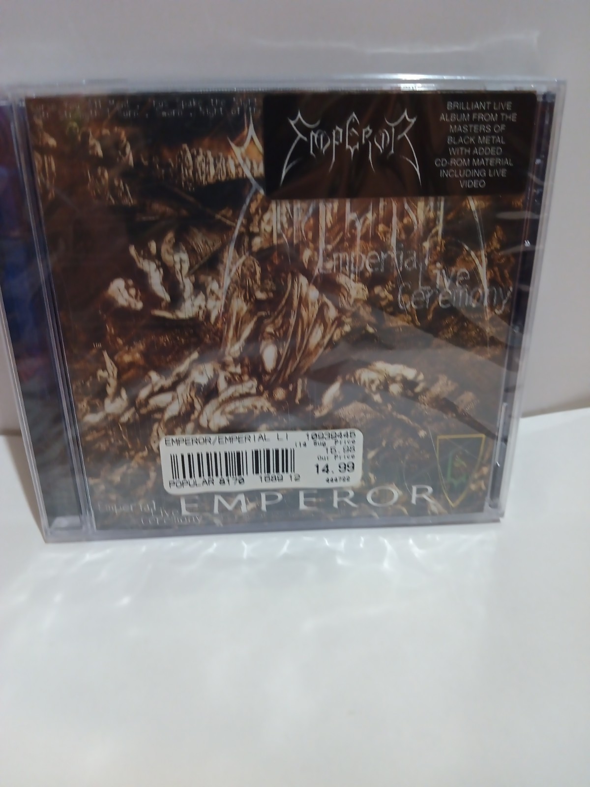 Emperial Live Ceremony by Emperor (Black Metal) (CD, May-2001, Candlelight...