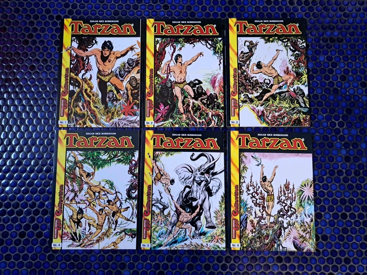 TARZAN Band 1-6 serie completa ☆ Hogarth/Hethke TOP COLLECTION Comicalben Z0-1 