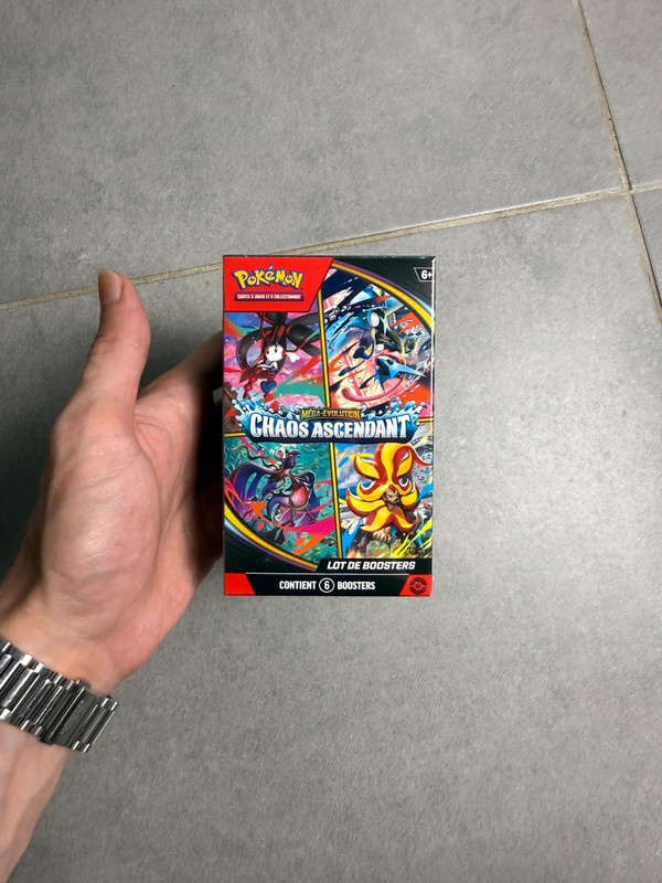 Bundle Pokémon 6 booster ME04 chaos ascendant