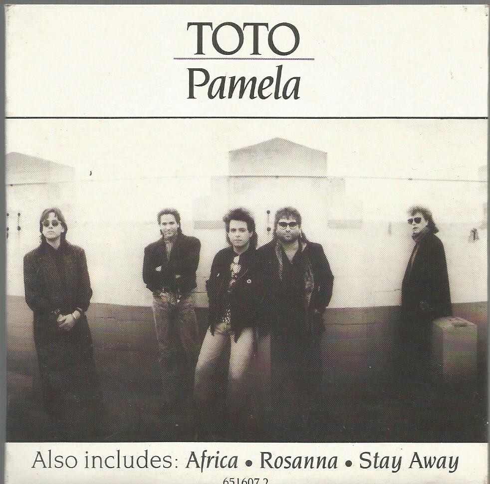 Toto - Pamela 1988 CBS CD single in card picture sleeve