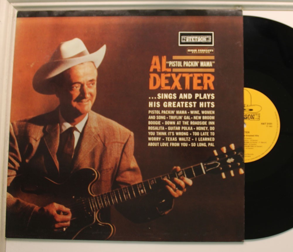 Al Dexter Lp Sings And Plays His Greatest Hits On Stetson - Vg++ To Nm / Vg++